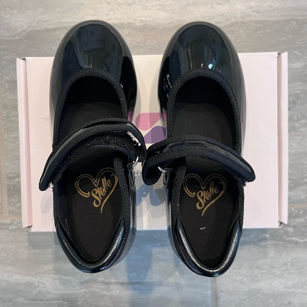 Stelle Tap Dance Shoes, Size 7T, Brand New 🖤